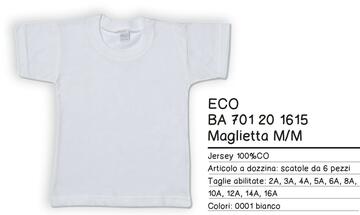 LP  701 6A-12- 701 t-shirt bimbo m/m cotone ba 6-12anni - Fratelli Parenti